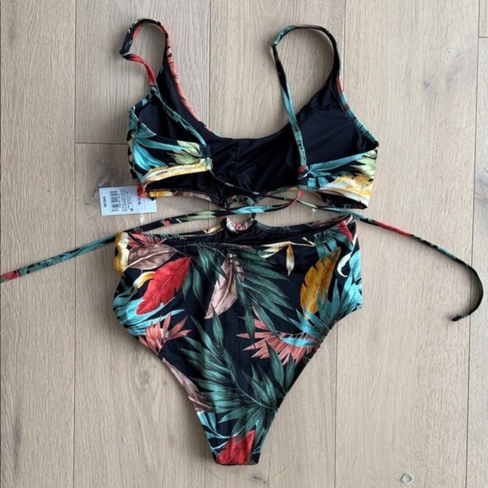 Shade and Shore Monokini Tropical Print NWT Womens Size 4-6 - Picture 4 of 4